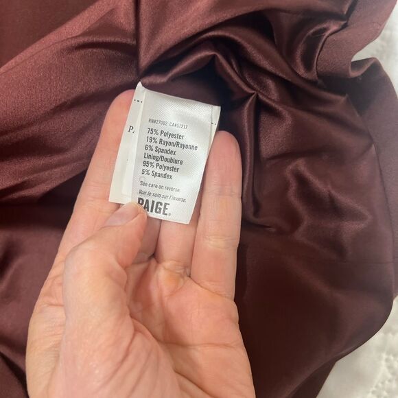 PAIGE Irene Square Neck Vest Brown 12
Large Extra Large Buttons - Picture 9 of 11